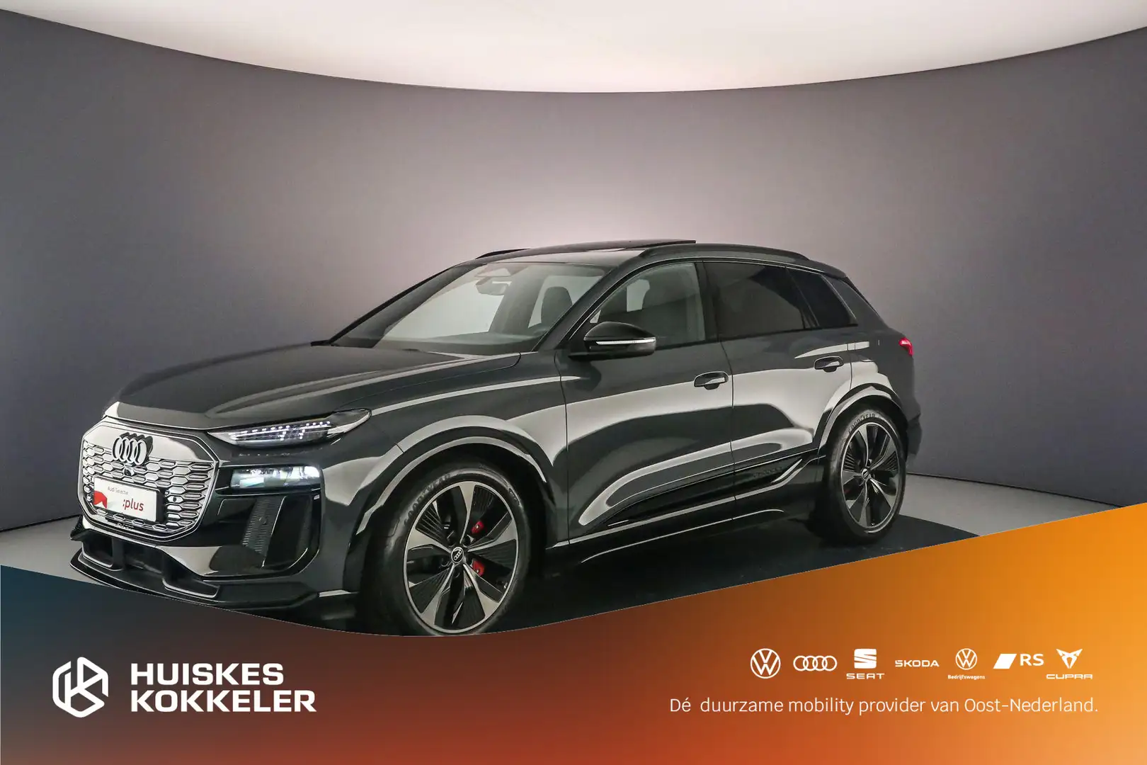 Audi SQ6 e-tron Edition One 490PK | Pano | B&O | Top-View | Gris - 1