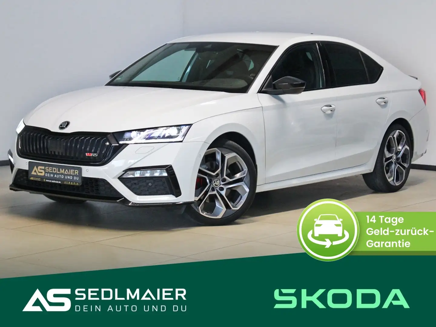 Skoda Octavia 2.0 TDI RS 4x4 MATRX|SHZv+h|HuD|RCam|ACC Blanc - 1