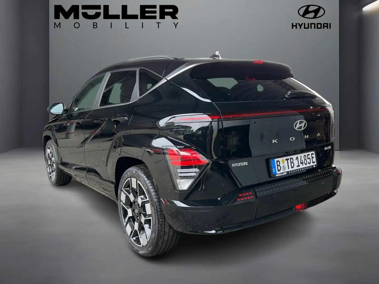 Hyundai KONA Elektro Prime 2WD LEDERSI+TEMP+NAVI+TWA Schwarz - 2