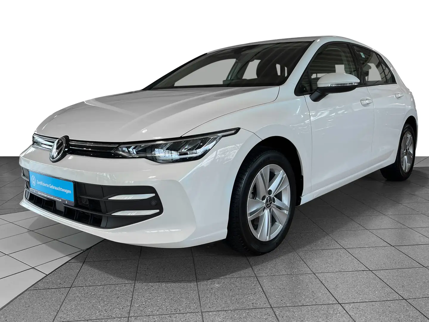 Volkswagen Golf VIII 1.5 eTSI DSG Life PDC Klima Sitzhzg Blanc - 2