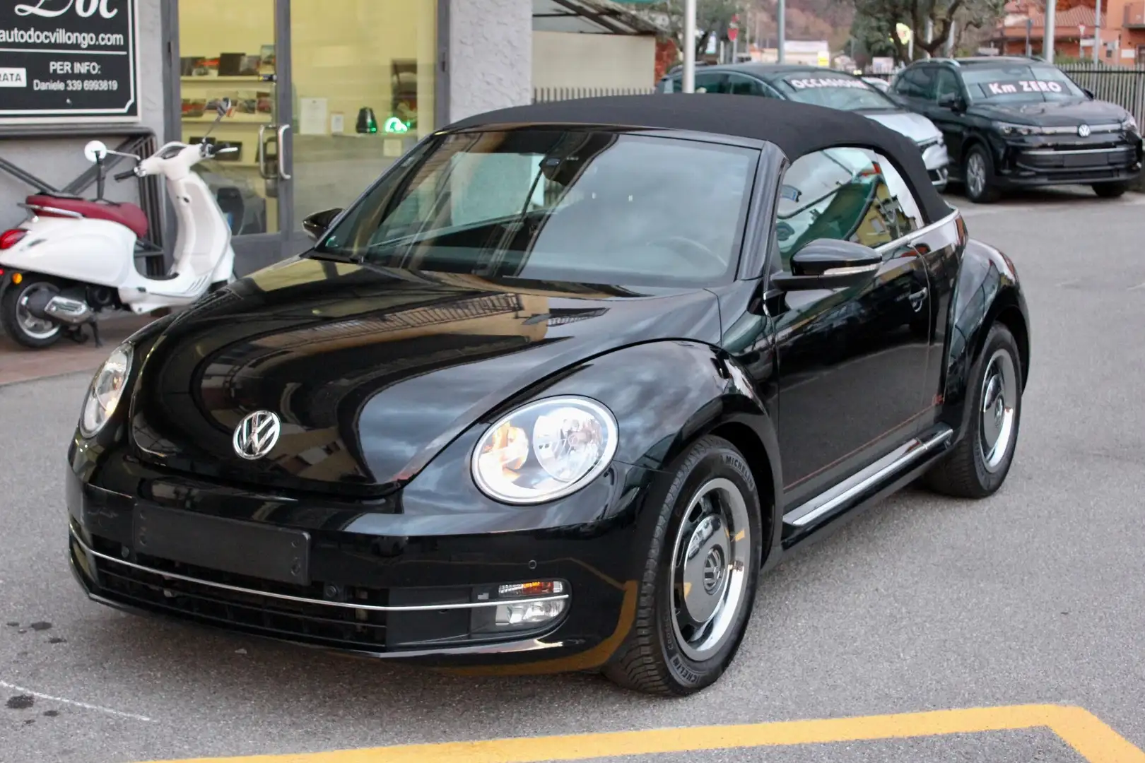 Volkswagen Maggiolino Maggiolino Cabrio 2.0 TDI DSG SENSORI SEDILI RISCA Noir - 2