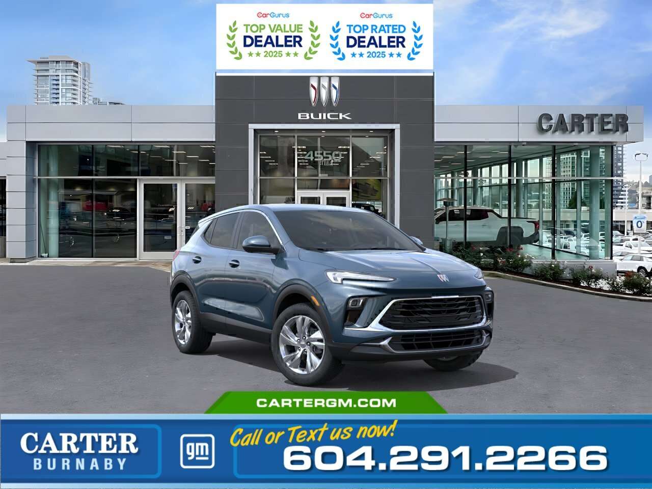 Blue 2026 Buick Encore GX SUV / Crossover Front-Wheel Drive Continuously Variable Transmission