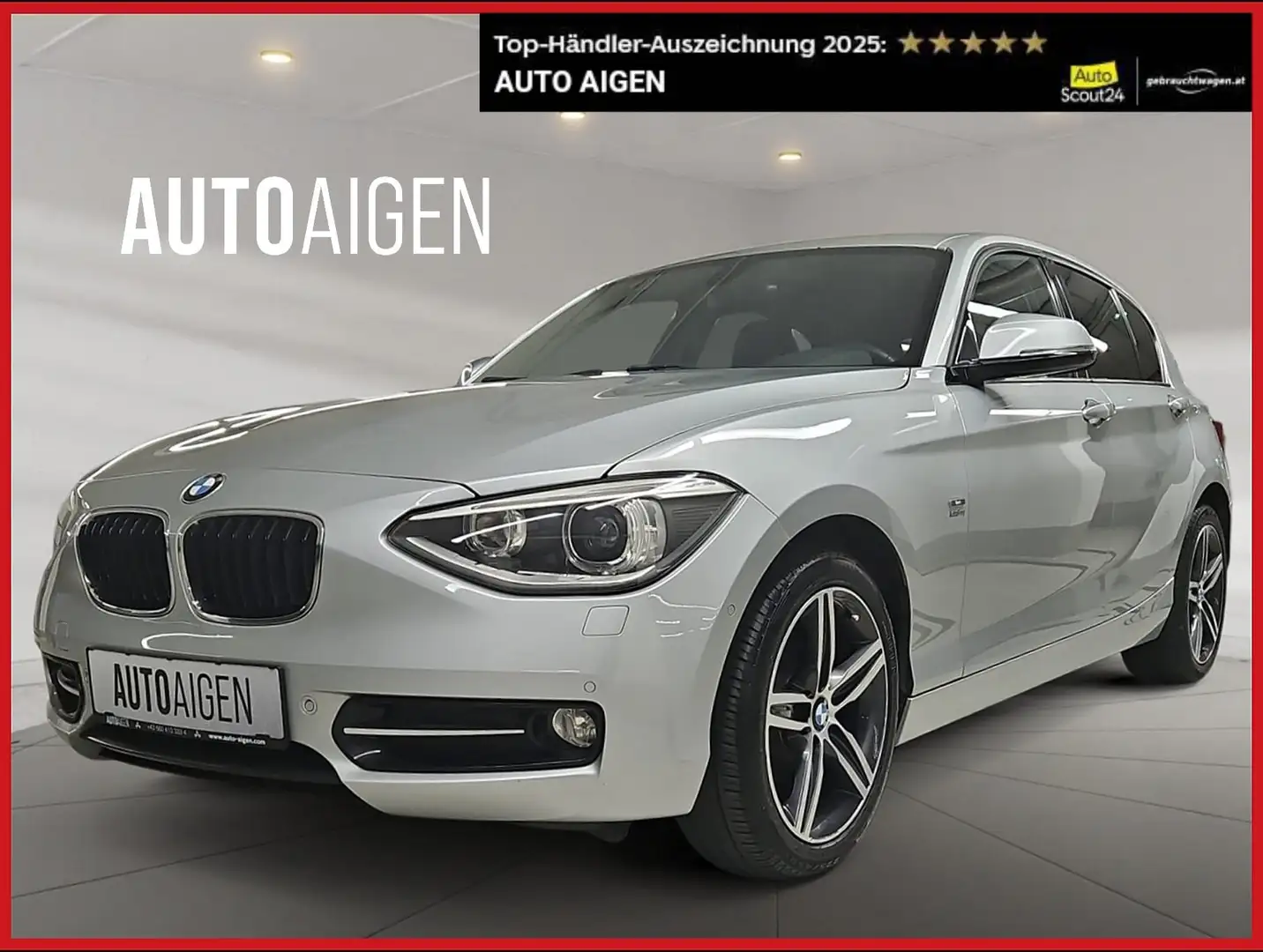 BMW 118 d * SPORT * SHADOW - LINE * BI-XENON * 2. BESITZ * Plateado - 1