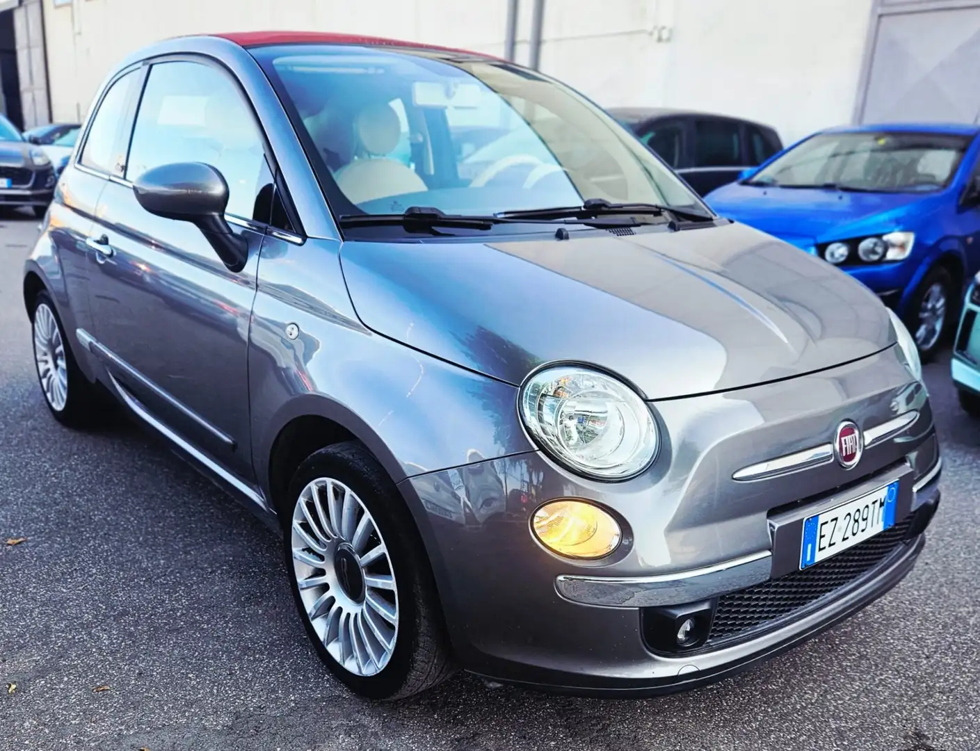 Fiat 500 500 C 1.2 Lounge Grigio - 2