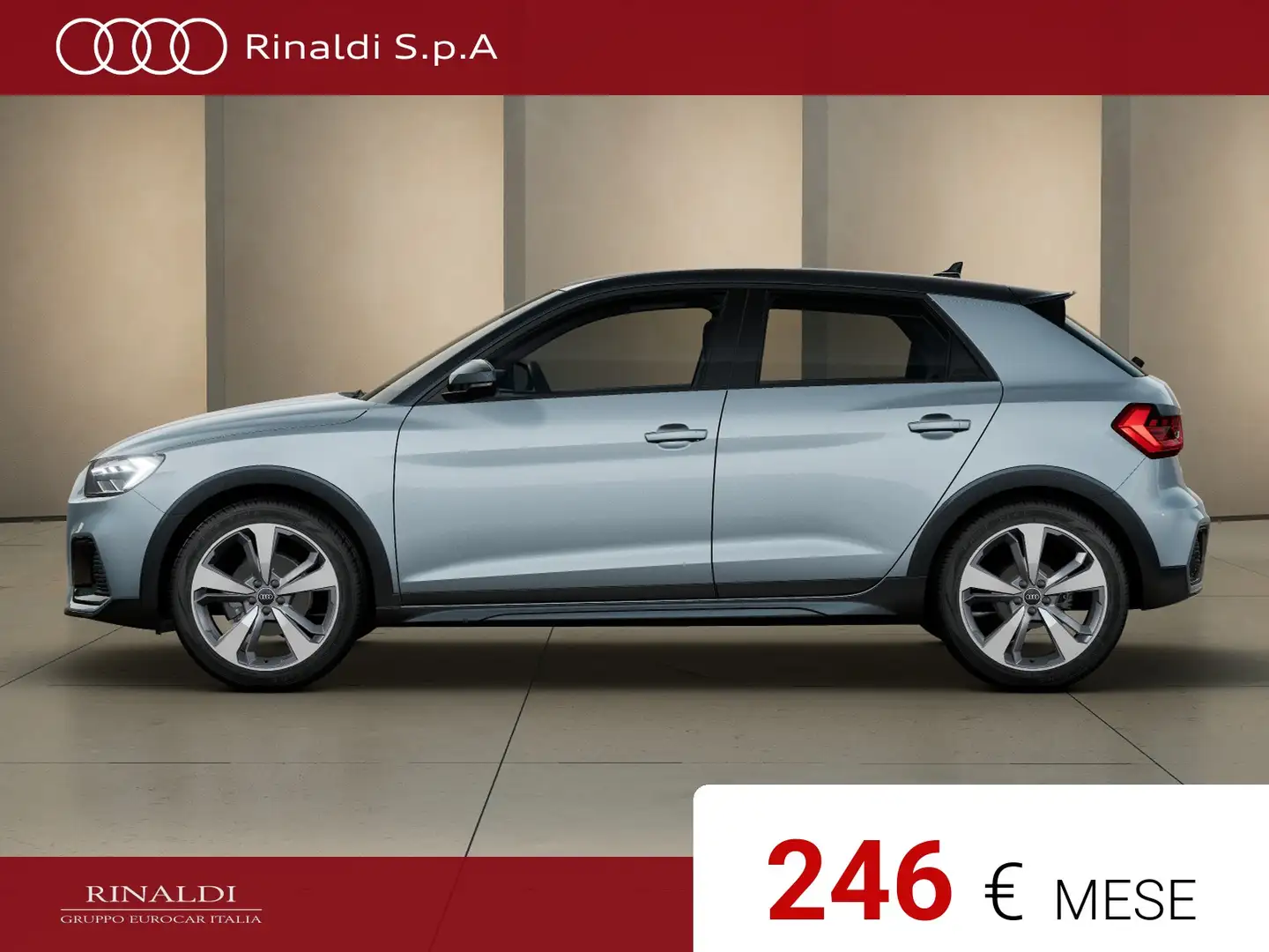 Audi A1 allstreet 30 1.0 tfsi identity contrast 116cv Grigio - 2