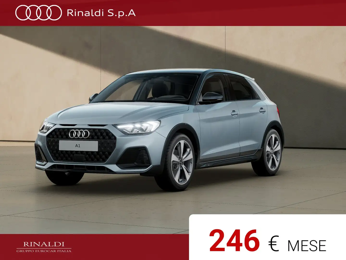 Audi A1 allstreet 30 1.0 tfsi identity contrast 116cv Grigio - 1
