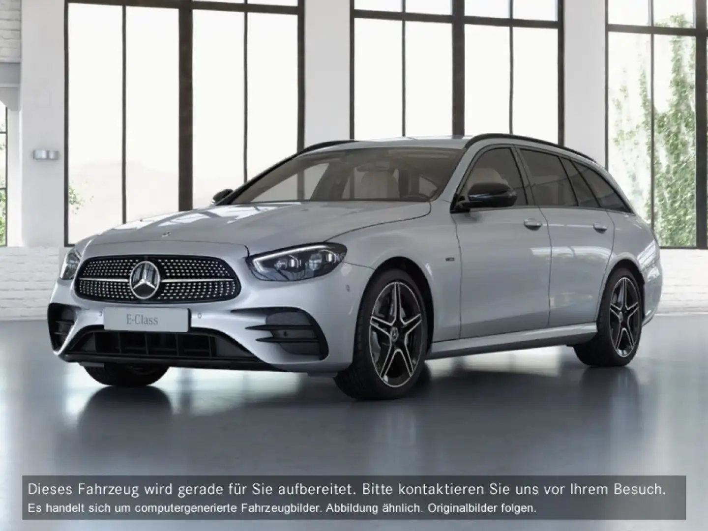 Mercedes-Benz E 300 de T 4M AMG Fahrass WideScreen Multibeam AHK Silber - 2