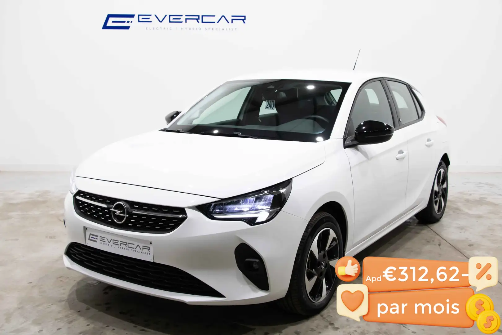Opel Corsa 50 kWh ELEGANCE ***DAB*CAMERA*LED*DRIVE ASSIST*** Blanco - 1