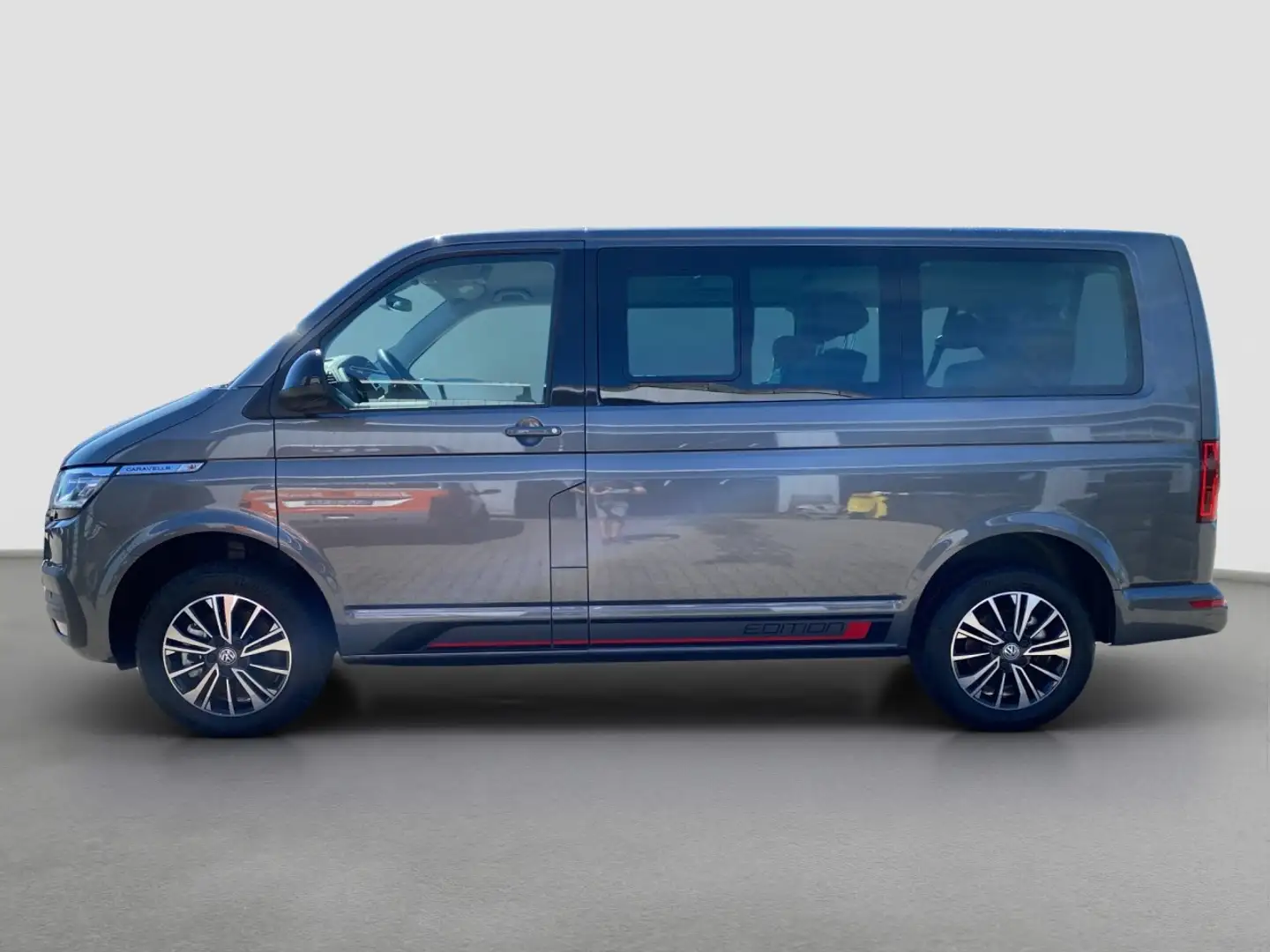 Volkswagen T6.1 Caravelle 2.0 TDI LED NAVI AHK KAMERA ACC Klima Navi Сірий - 2