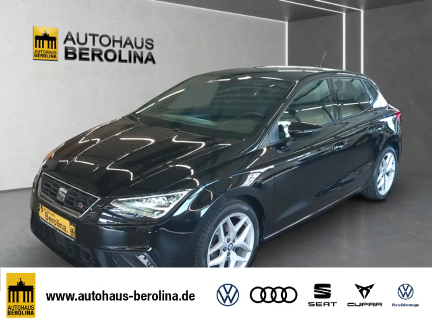 SEAT Ibiza 1.0 TSI FR DSG *NAV*LED*BEATS*Vision+*ACC* Schwarz - 1