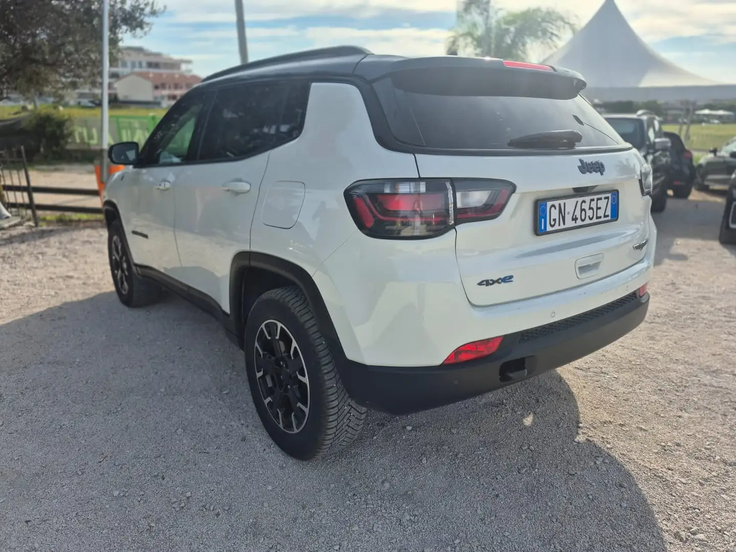 Jeep Compass Compass II 2021 1.3 turbo t4 phev Trailhawk 4xe Weiß - 2