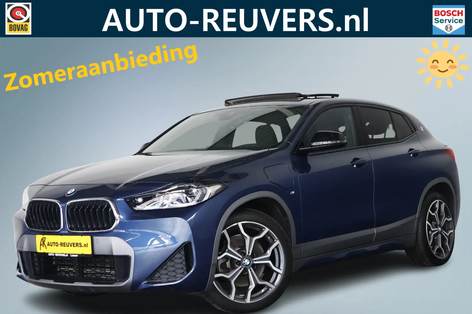 BMW X2 xDrive25e M-Sport / Opendak / LED / HUD / Navi / C Blauw - 1