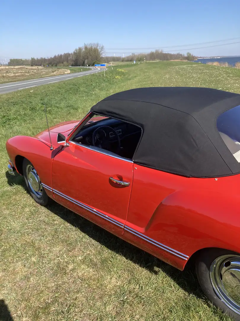 Volkswagen Karmann Ghia cabrio Rood - 2