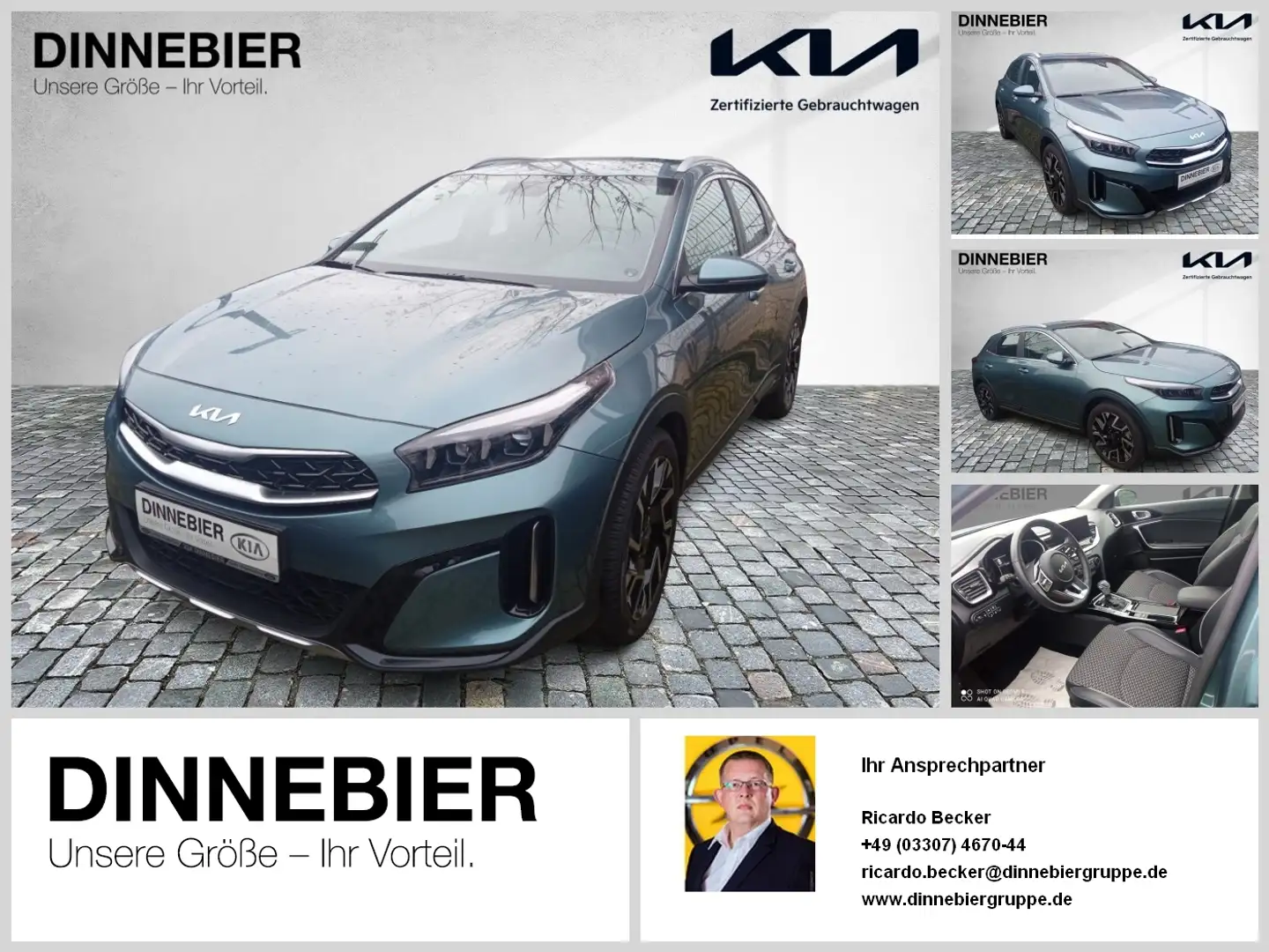 Kia XCeed 1.5T Spirit LED+Kamera+Navigation+SHZ Grau - 1