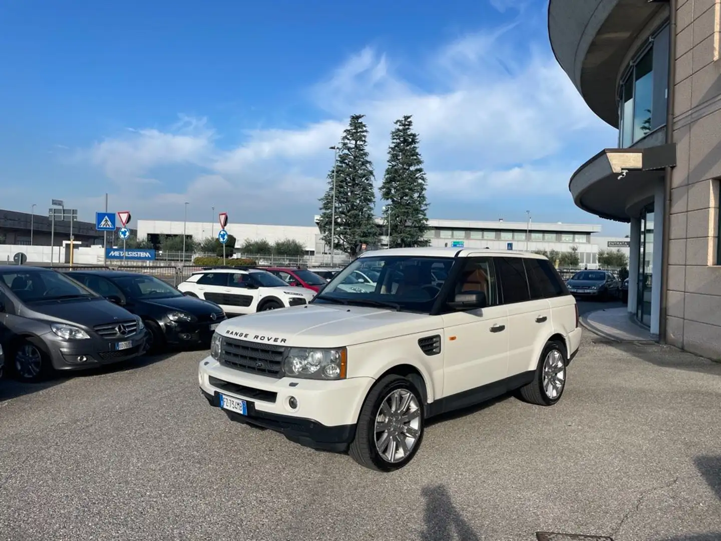 Land Rover Range Rover Sport 2.7 tdV6 HSE auto GANCIO TRAINO CINGHIA OK PELLE Blanc - 1