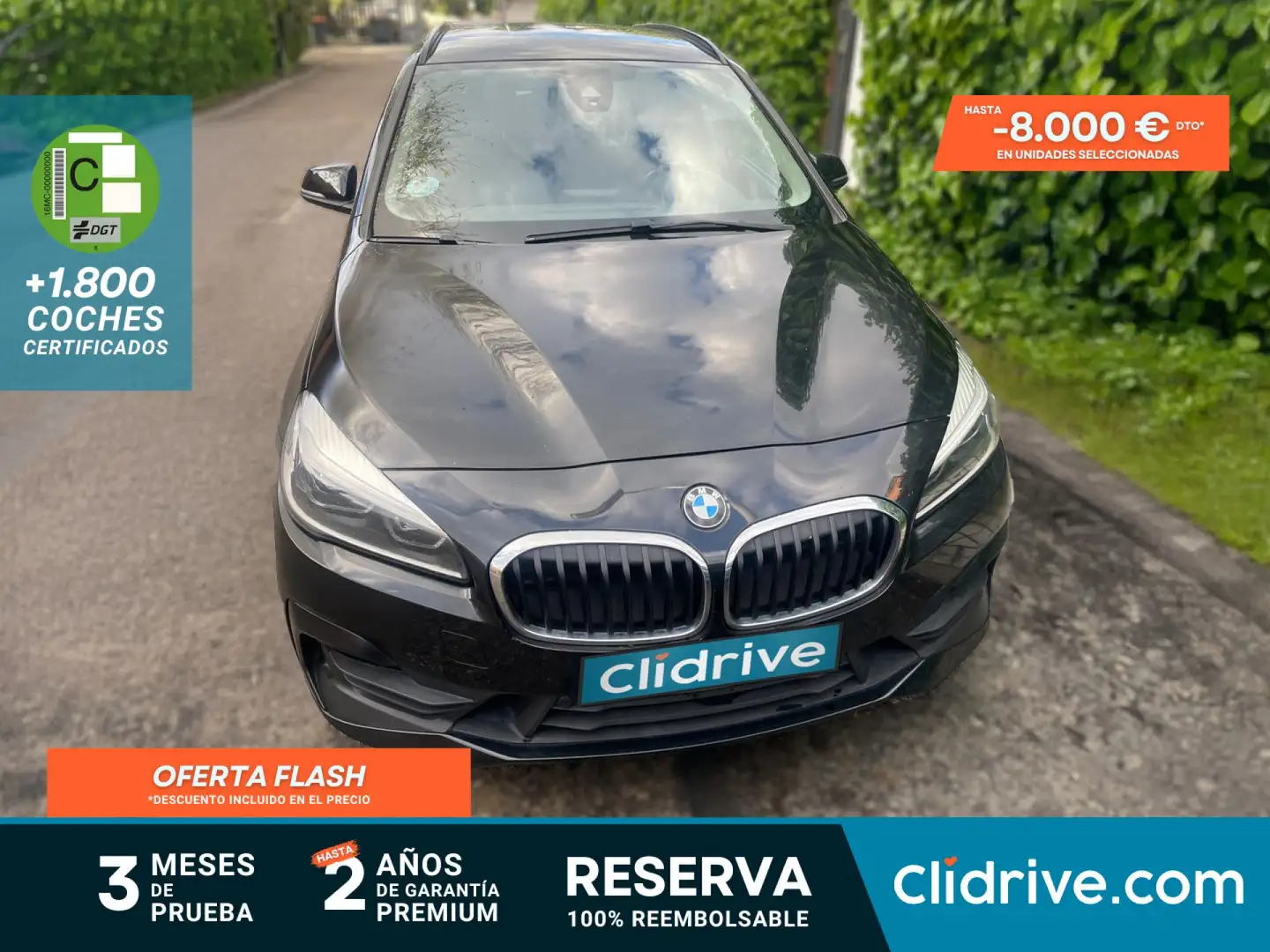 BMW 220 Gran Tourer 220dA Negro - 1