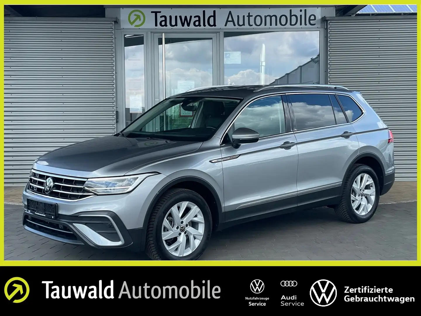 Volkswagen Tiguan Allspace 2.0 TDI DSG Life 7S/AHK/RFK/ACC/DCP Silber - 1