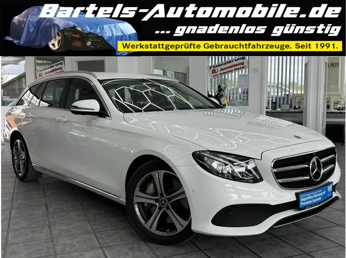 Mercedes-Benz E 350 T d Avantgarde, LED, Leder, ACC, 9G-Tronic Weiß - 1