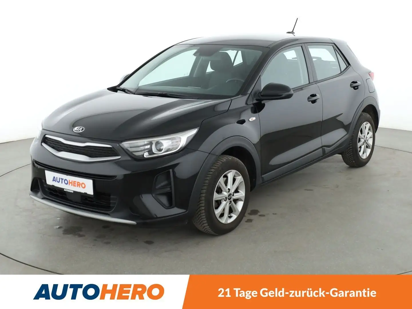 Kia Stonic 1.4 Edition 7 *TEMPO*PDC*ALU*SHZ* Noir - 1