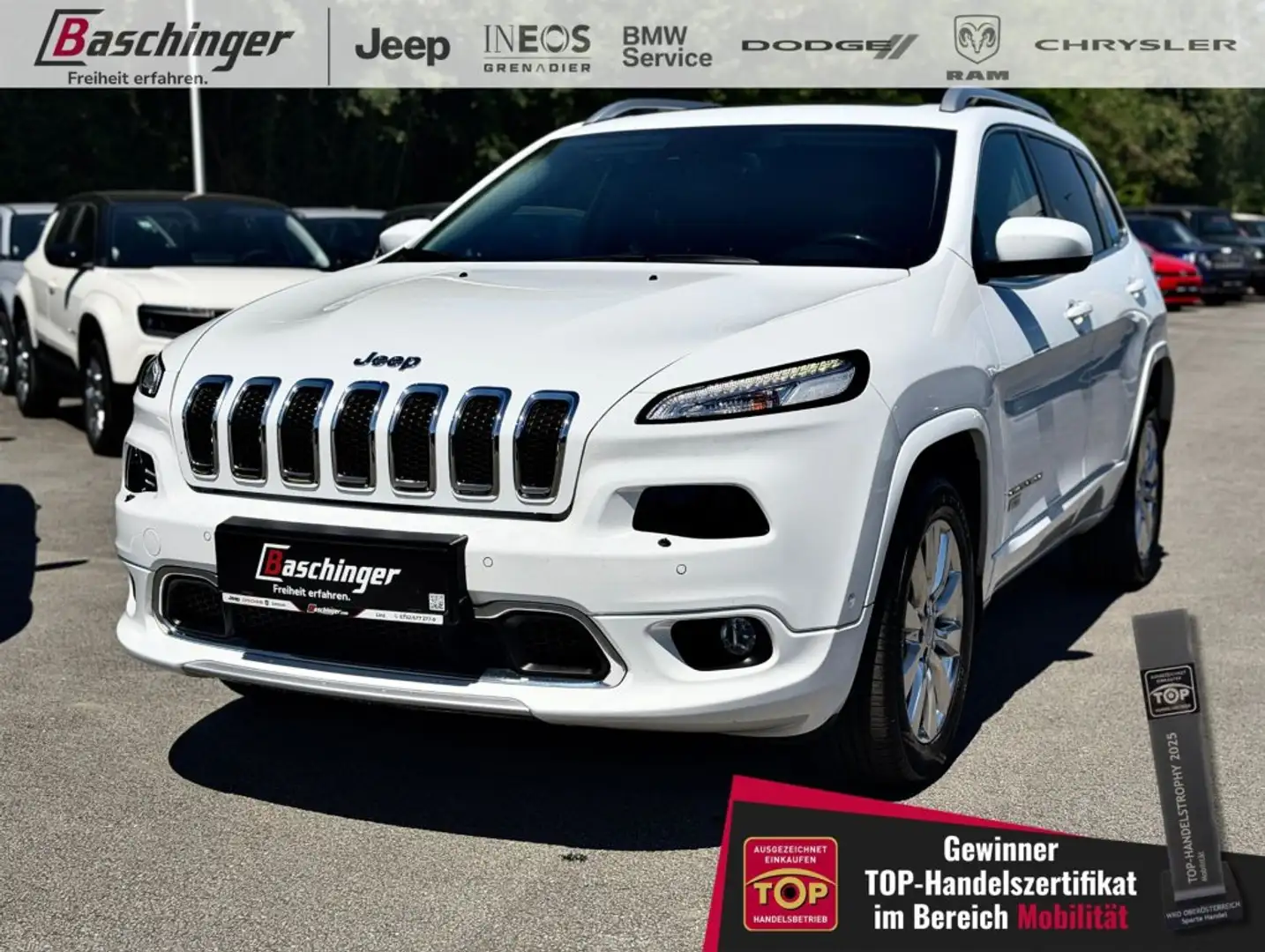 Jeep Cherokee 2,2 Overland Allrad Weiß - 1