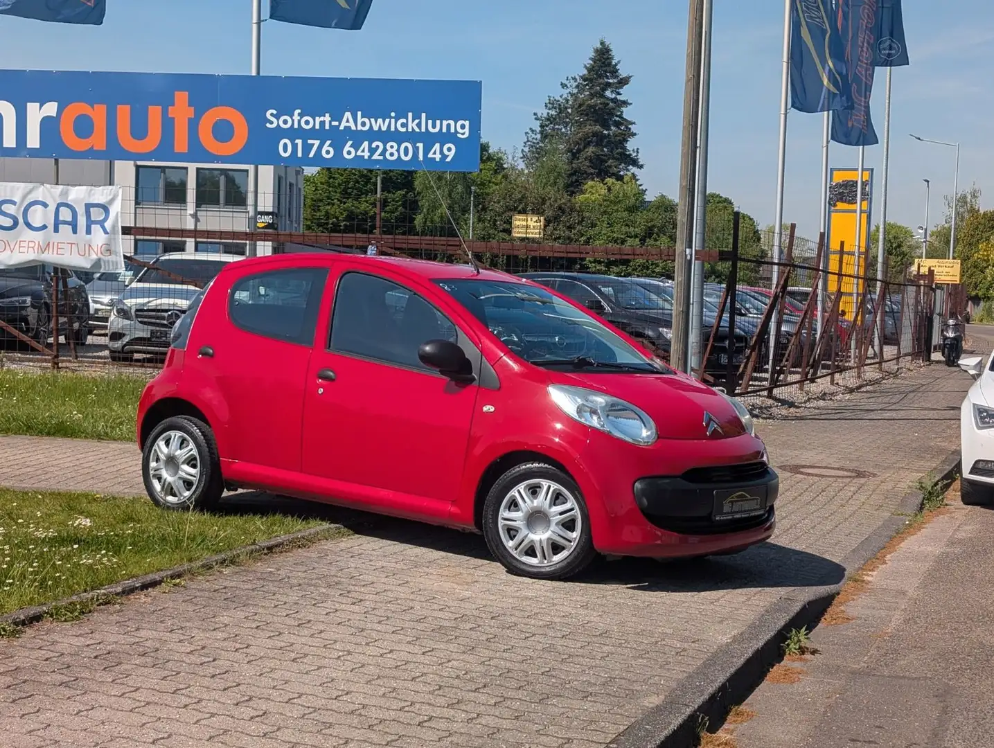 Citroen C1 Advance*RADIO-CD*ZV-FUNK*SERVO !! Rojo - 2