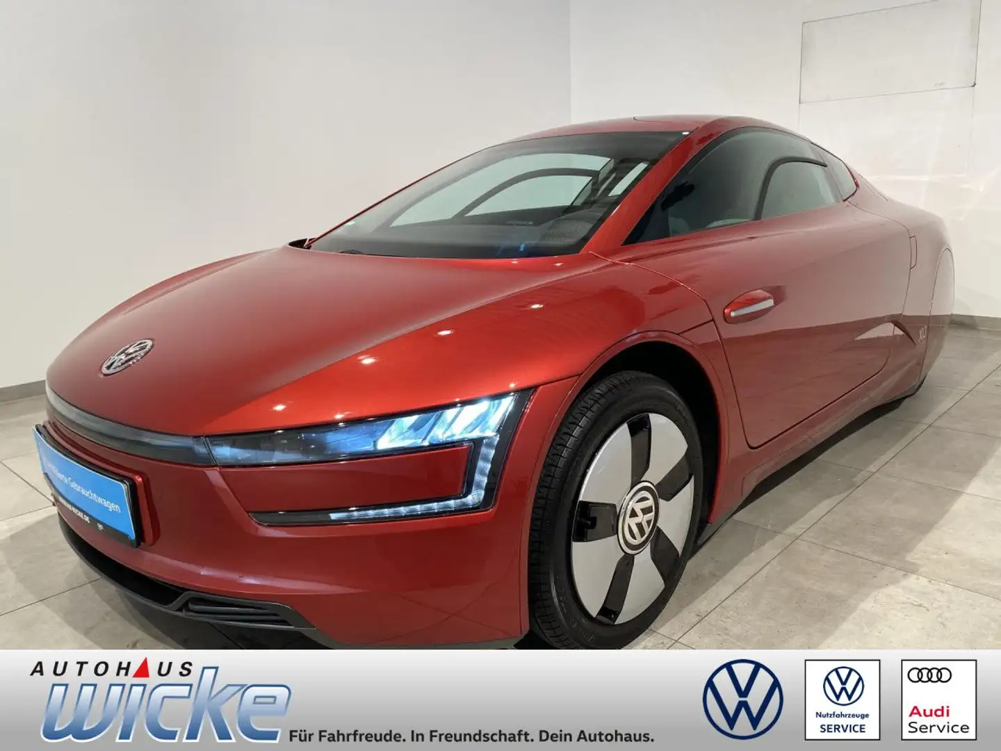 Volkswagen XL1 KLIMA NAVI PDC Bluetooth LED Rot - 1