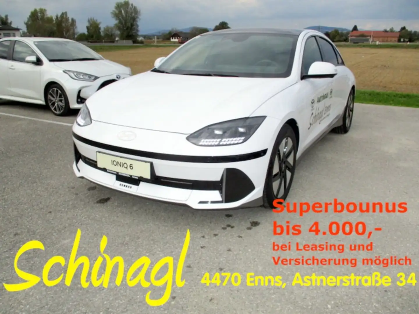 Hyundai IONIQ 6 PLUS LINE 77,4 kWh i65p2-P1-O3 Blanc - 1