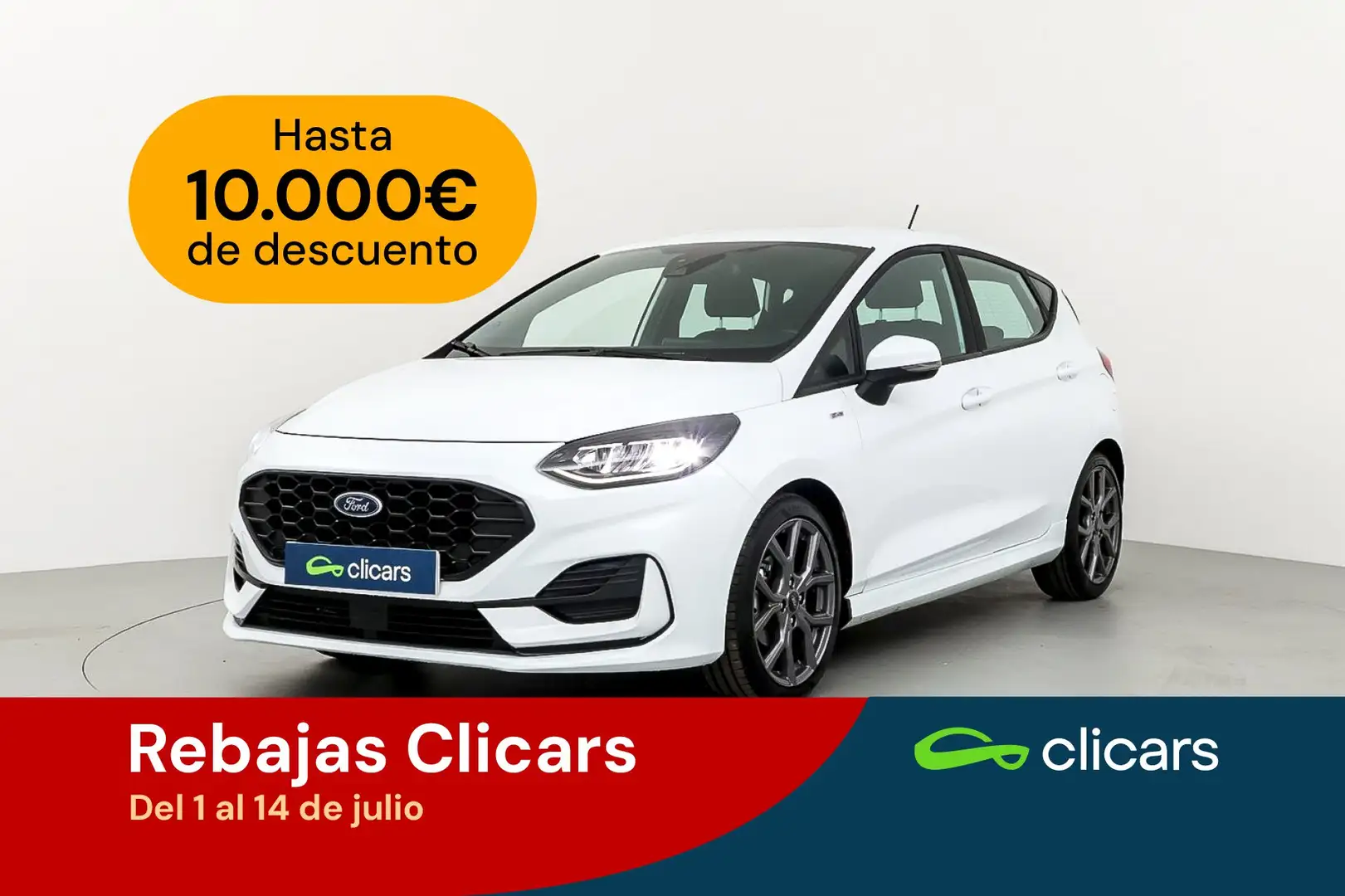 Ford Fiesta 1.0 EcoBoost MHEV ST Line 125 Blanco - 1