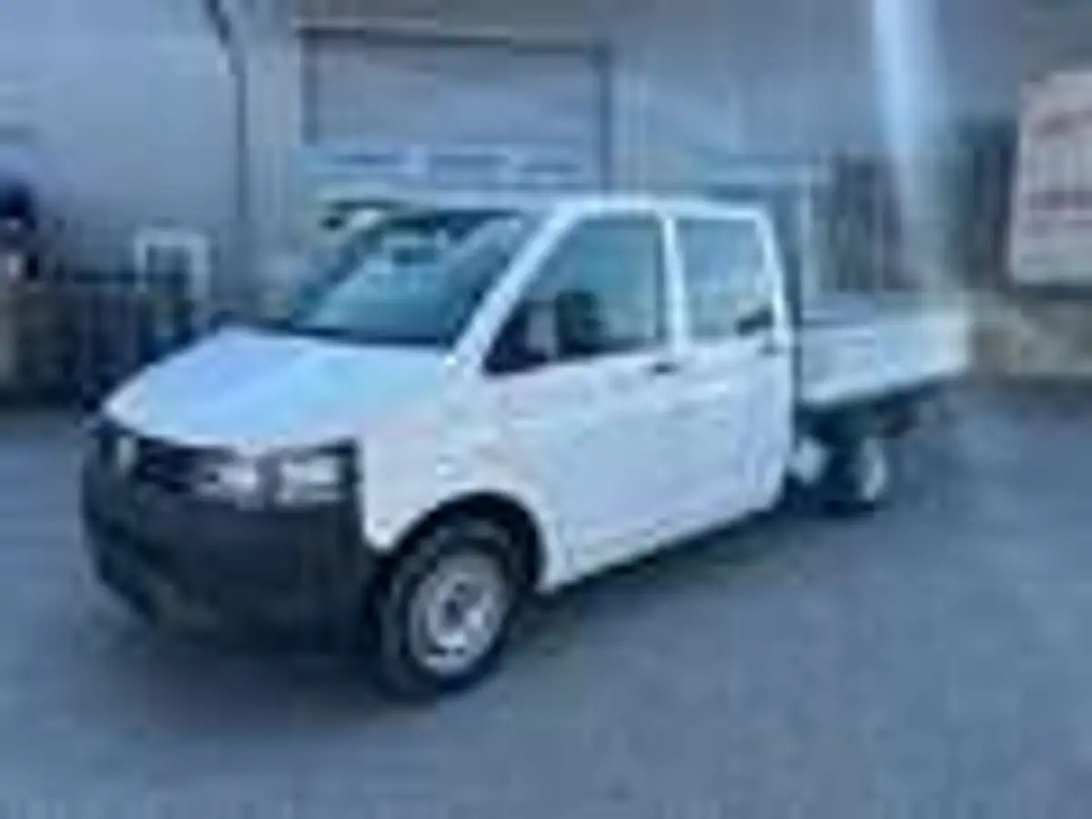 Volkswagen T5 Transporter Doka-Pritsche LR 2,0 TDI D-PF Weiß - 2