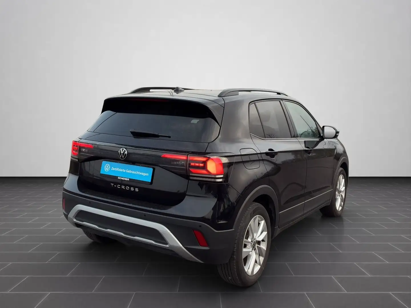 Volkswagen T-Cross LIFE 1.0 TSI DSG LED REAR VIEW SHZ APP C Schwarz - 2