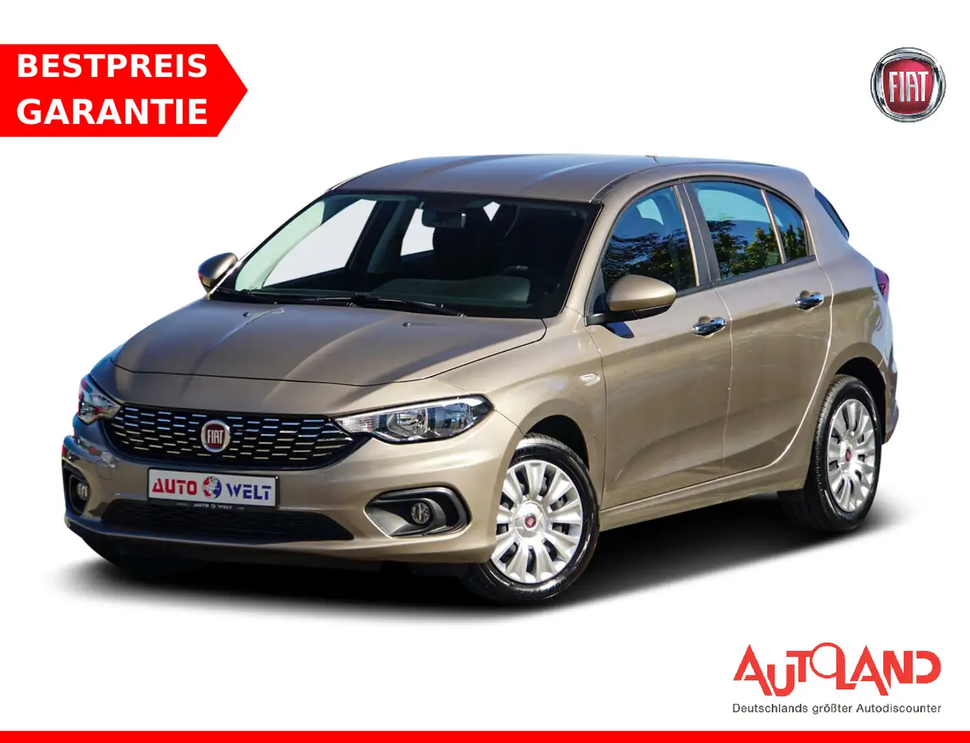 Fiat Tipo Hatchback 1.4 Klima Temp. PDC Beige - 1