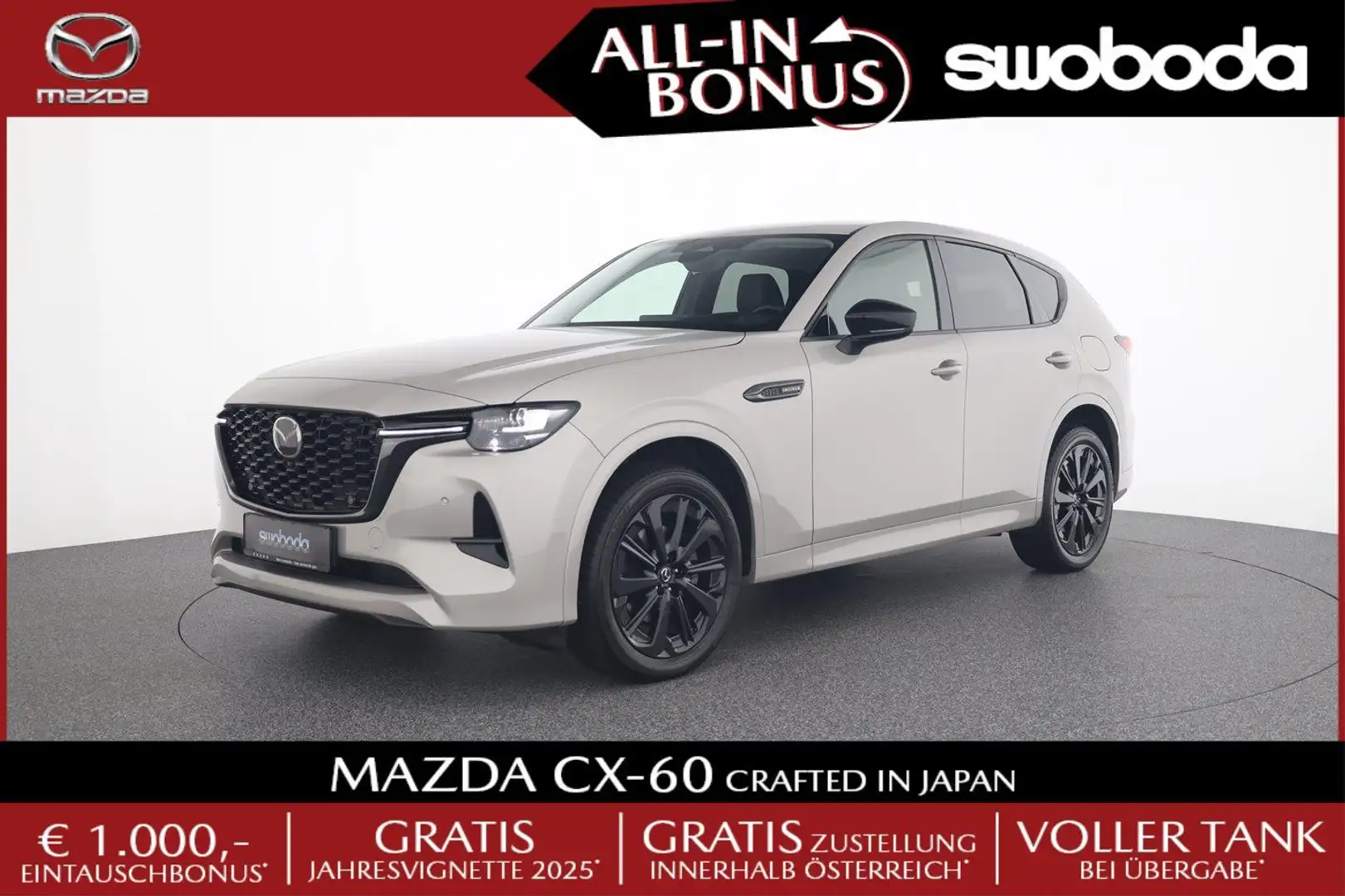 Mazda CX-60 3.3L D200 AT HOMURA CON/DRI/COM Grau - 1