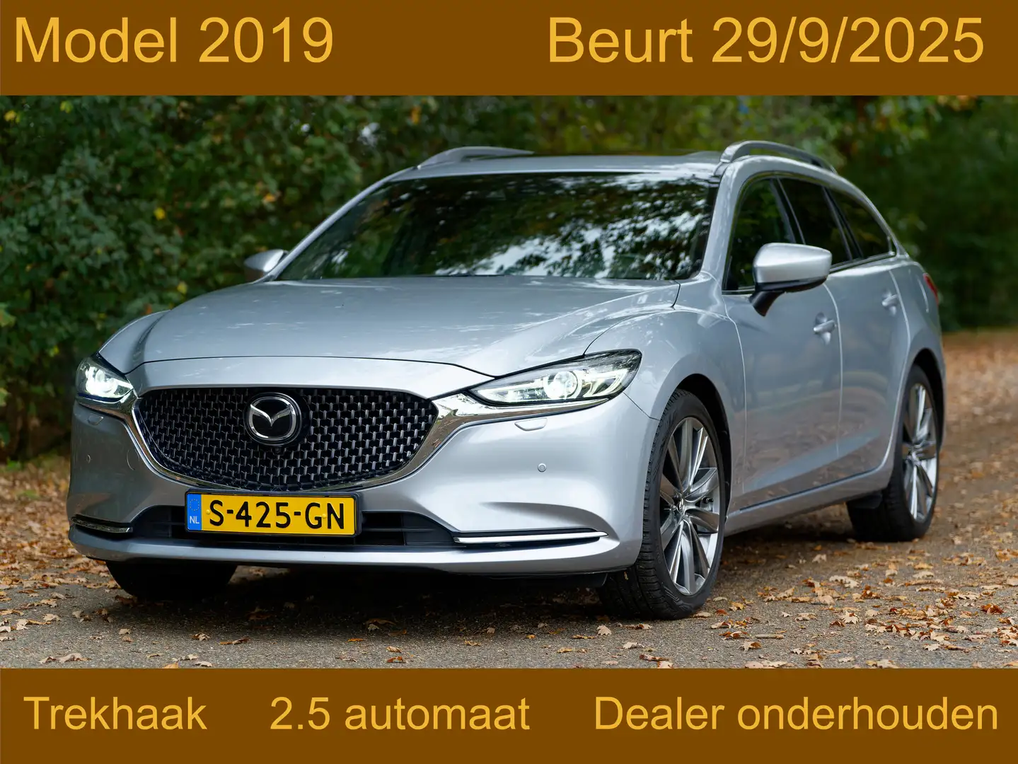 Mazda 6 2019 Sportbreak 2.5 Signature Skyactiv-G 194PK 6AT Silber - 1