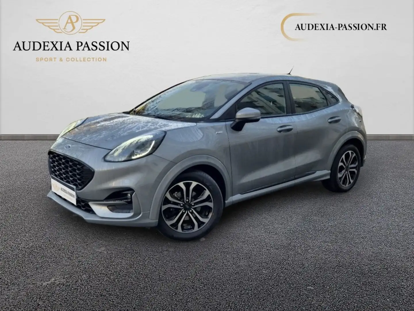Ford Puma 1.0 Flexifuel 125 ch mHEV S&S BVM6 ST-Line Gris - 1