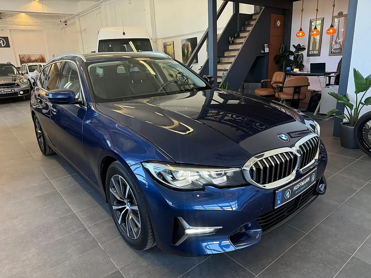 BMW 320 d Touring Aut./Luxury Line/Sportsitze/ACC+/SH v... Blau - 1