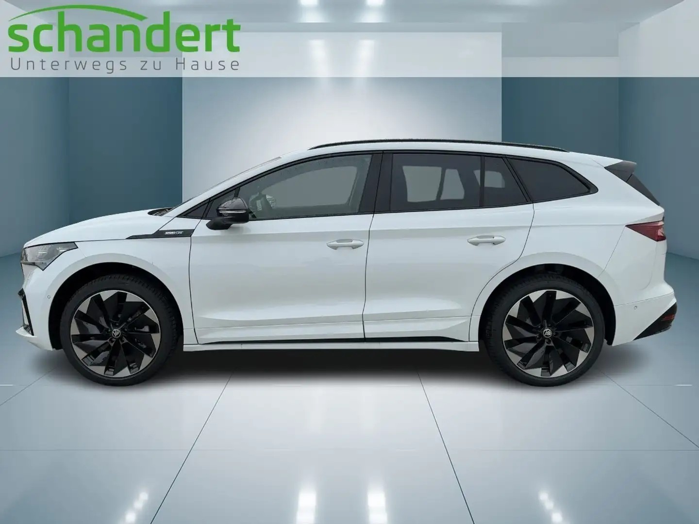 Skoda Enyaq 85 Sportline LED Navi AHK PLA Klimaautomatik Weiß - 2