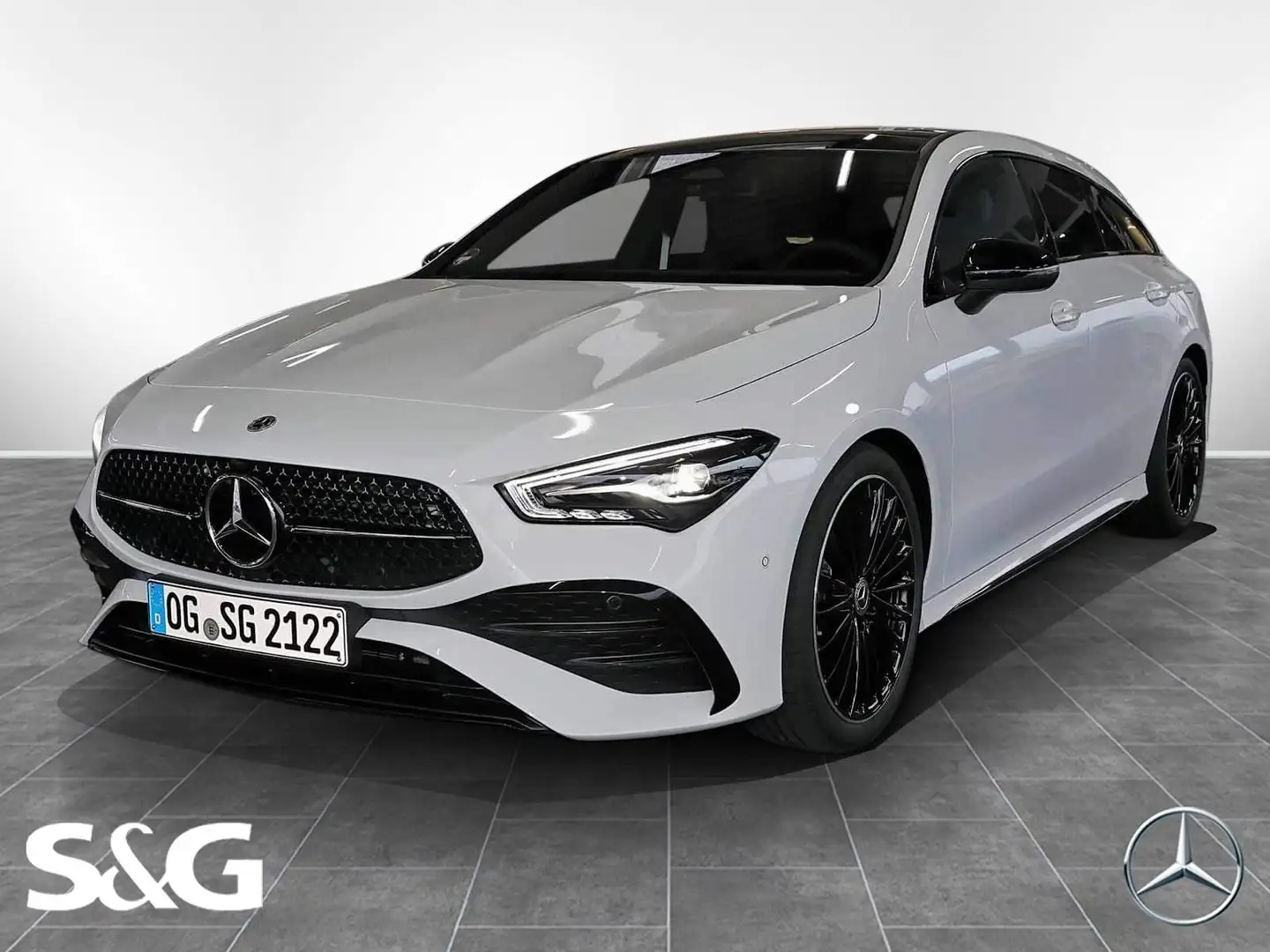 Mercedes-Benz CLA 200 AMG MBUX+LED+Pano+RüKam Weiß - 1