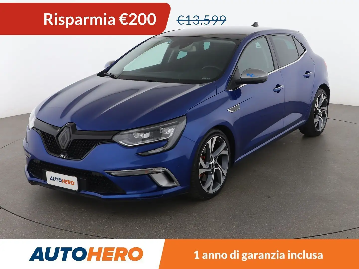 Renault Megane 1.6 dCi Energy GT 165 CV Blau - 1