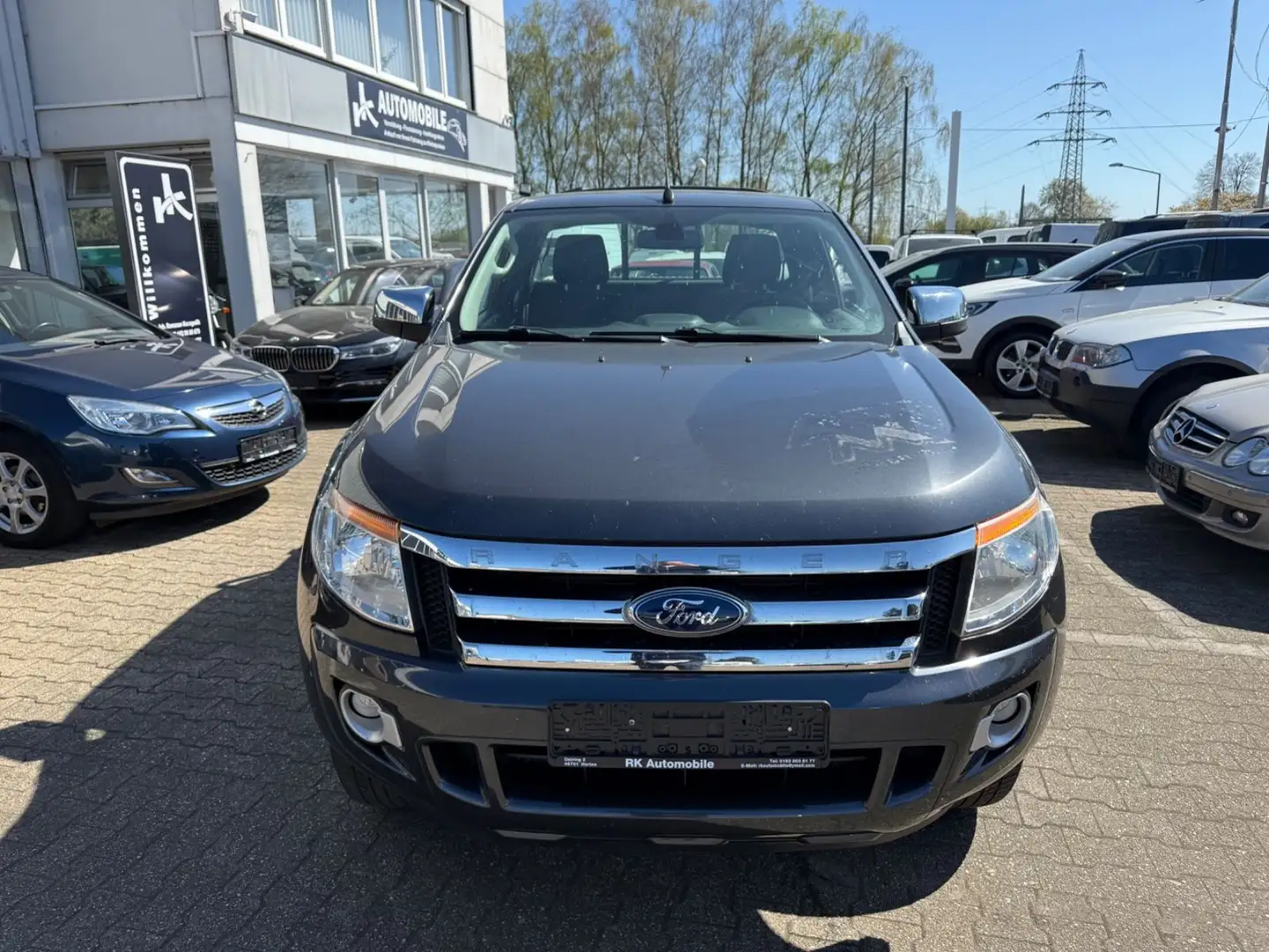 Ford Ranger XLT Extrakabine 4x4 * Klima*AHK* Gris - 2