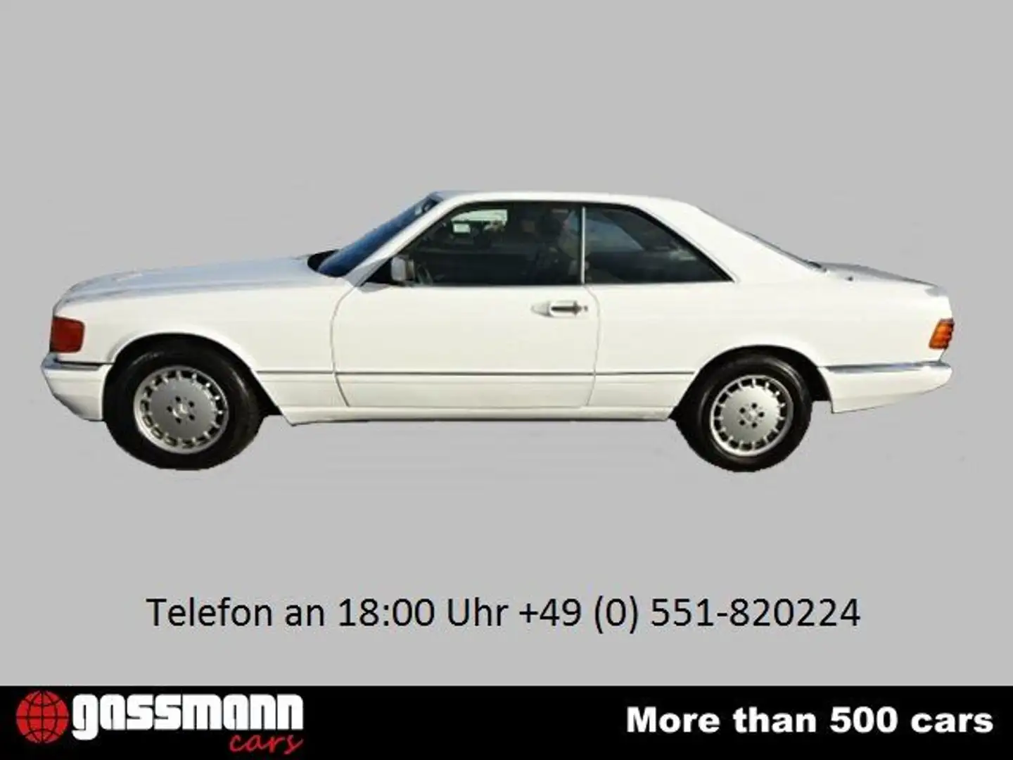 Mercedes-Benz 560 SEC Coupe C126, mehrfach VORHANDEN! Bílá - 2