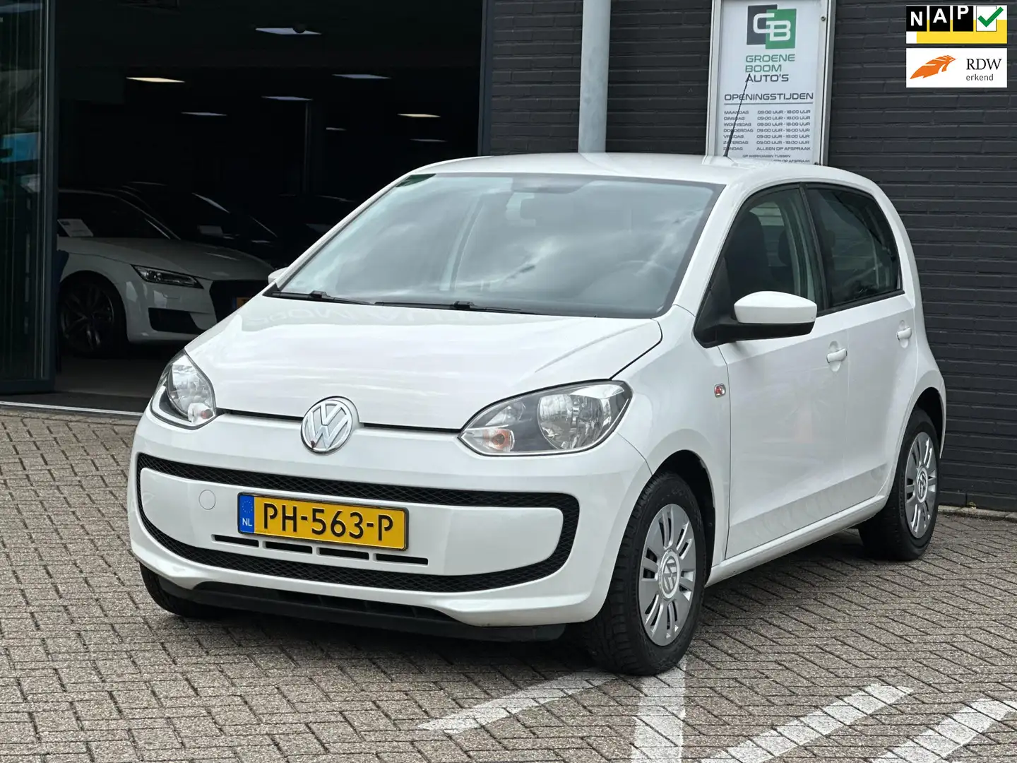 Volkswagen up! 1.0 take up!/5-DRS/AIRCO/STOELVERWARMING/NETTE STA Blanco - 1