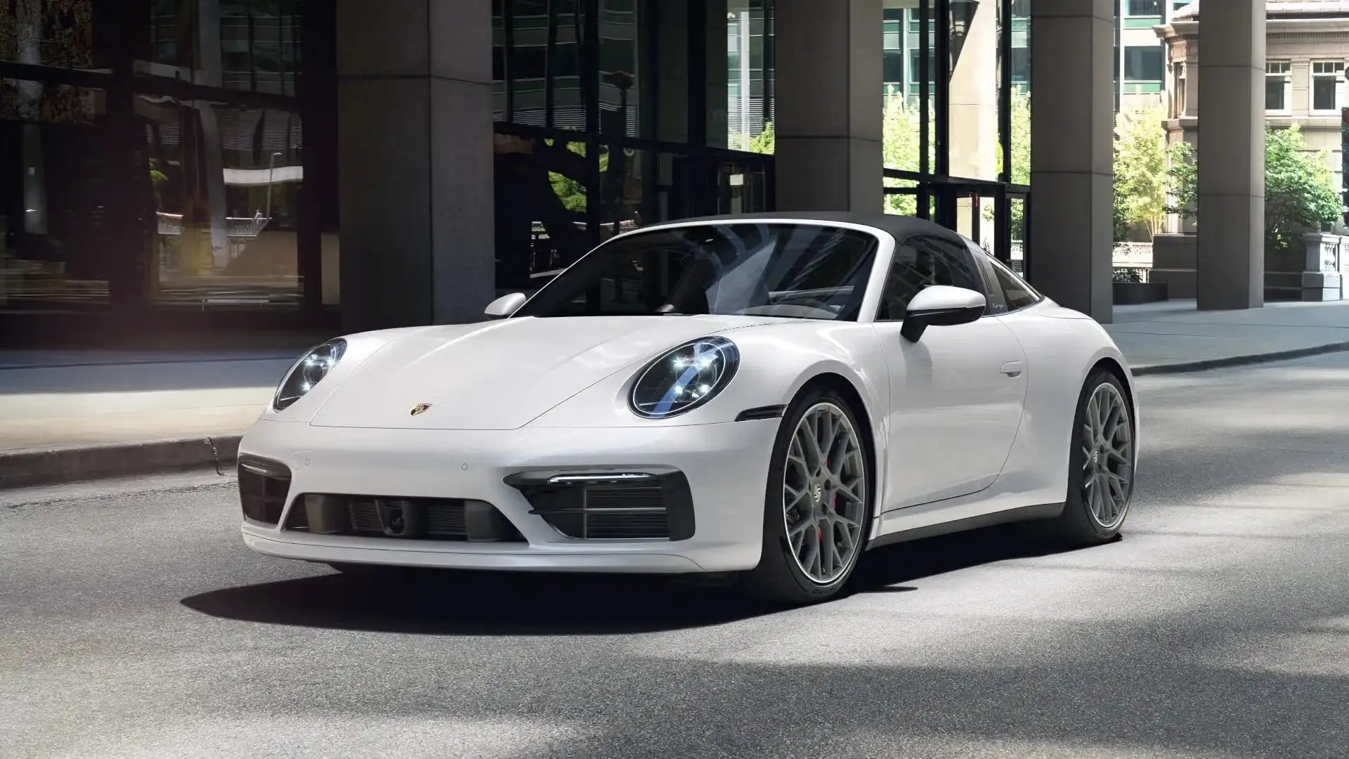 Porsche 911 Targa 4S 450CV-Iva esposta-Scarico sport-BOSE Weiß - 1