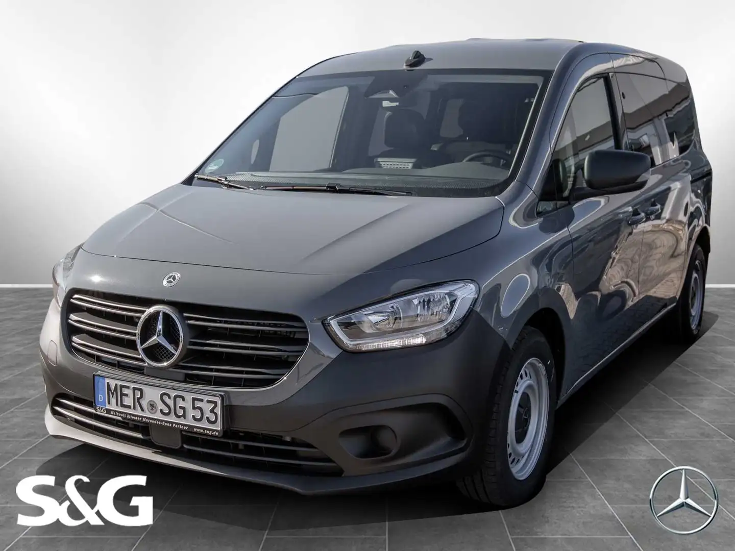 Mercedes-Benz Citan 112 CDI Mixto AHK+MBUX+RüKam+Tempomat+DAB Grijs - 1