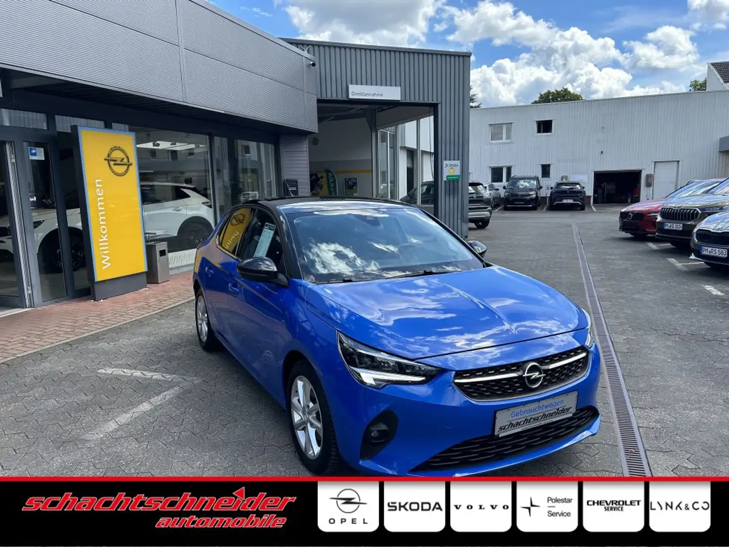 Opel Corsa 1.2 Turbo Elegance+Klimaaut+Kamera+LED+ Bleu - 1