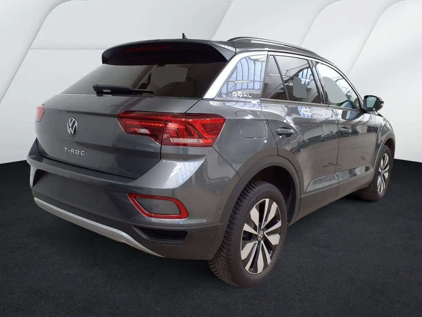 Volkswagen T-Roc 1.0 TSI Goal Navi LED DAB+ FrontAssist Grau - 2