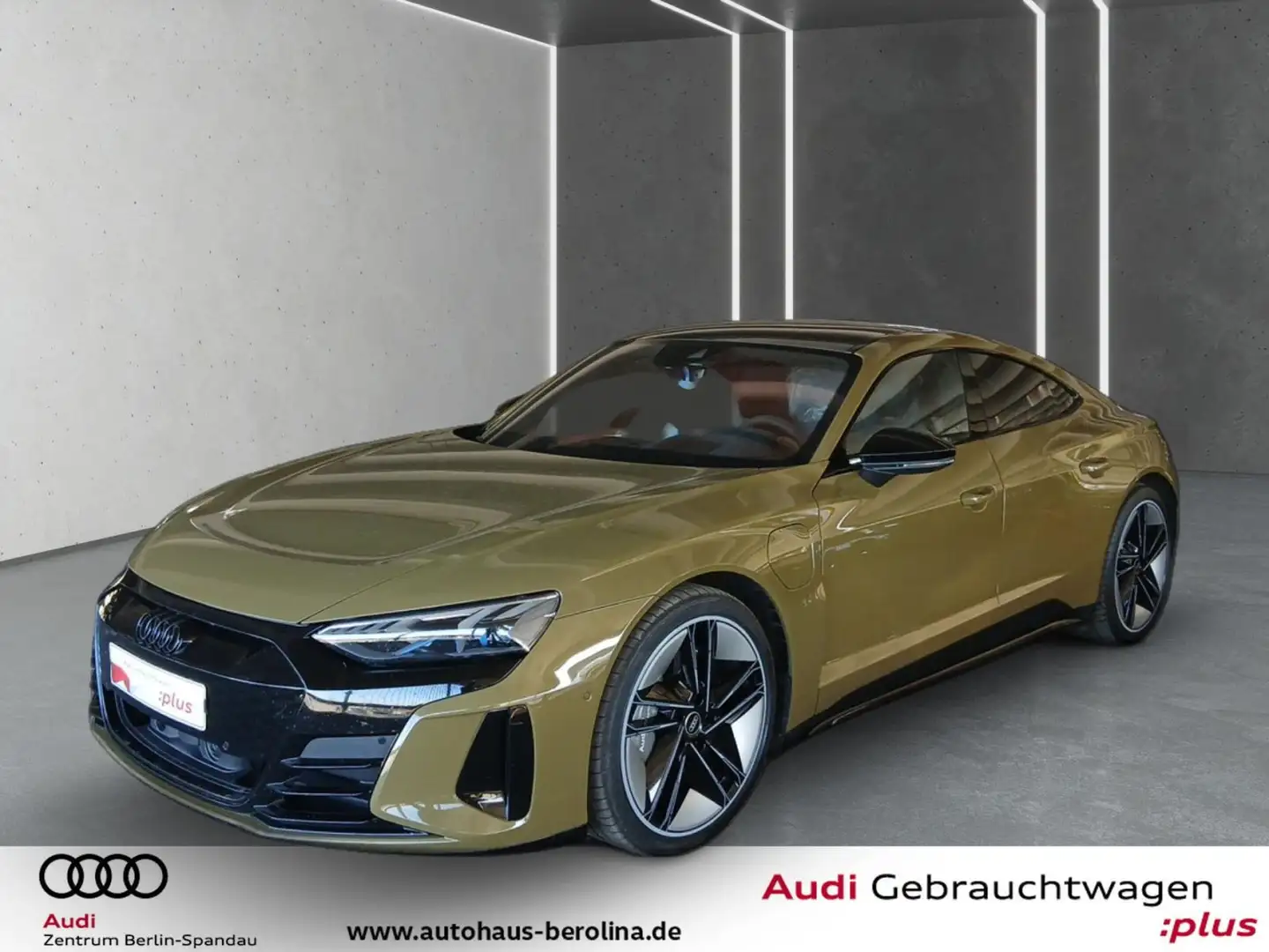 Audi RS e-tron GT *MATRIX*PANO*HuD*Assist+*LUFT*B&O* Grün - 2