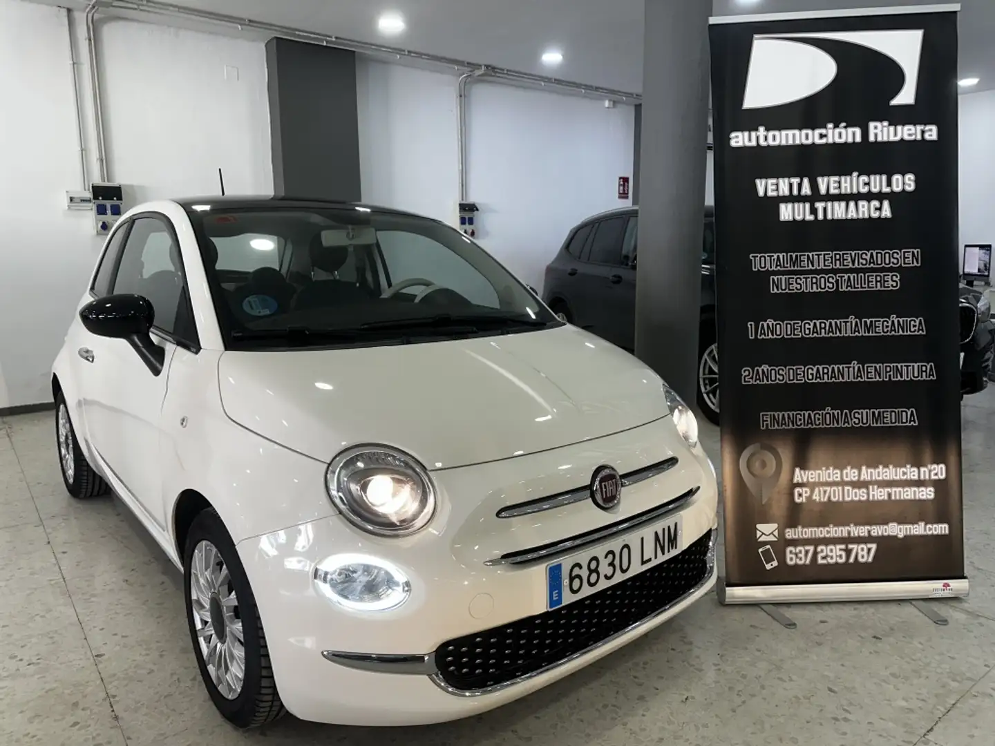 Fiat 500 1.0 Hybrid Dolcevita 52kW Wit - 1