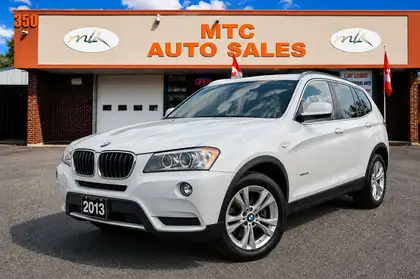 White 2013 BMW X3 SUV / Crossover All-Wheel Drive Automatic