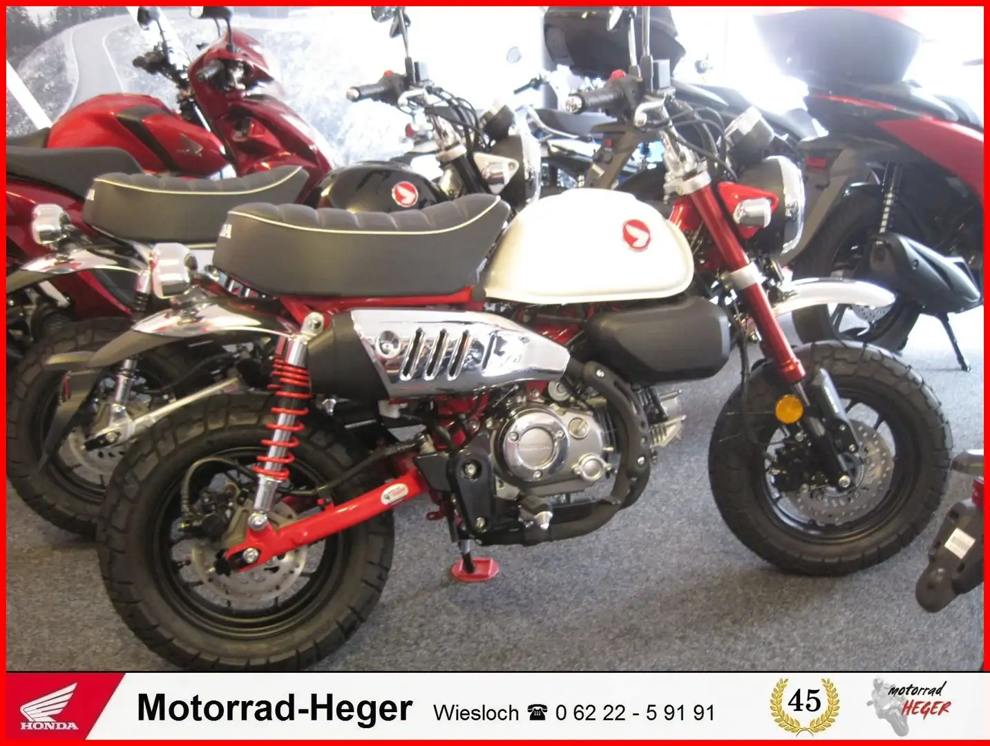 Honda Monkey 125 Rojo - 1