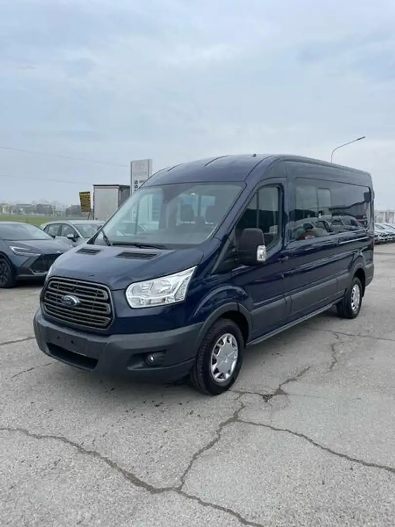 Ford TRANSIT - FORD TRANSIT 2.0 130CV L2 COMBI 6POSTI Blu/Azzurro - 1
